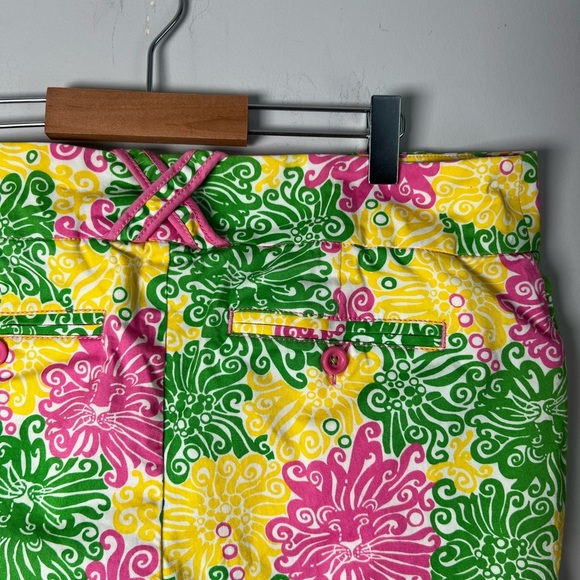 Lilly Pulitzer Crop Ankle Pants Sunny Lion AOP Women’s 8 - Picture 6 of 9